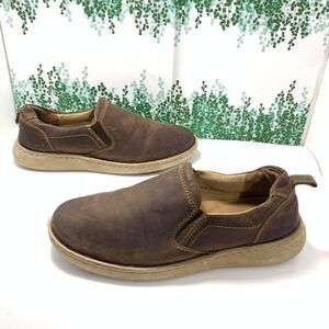 Born Brown Leather Slip-On Loafers Size 11 US Fits As If Its 10.5 Mens